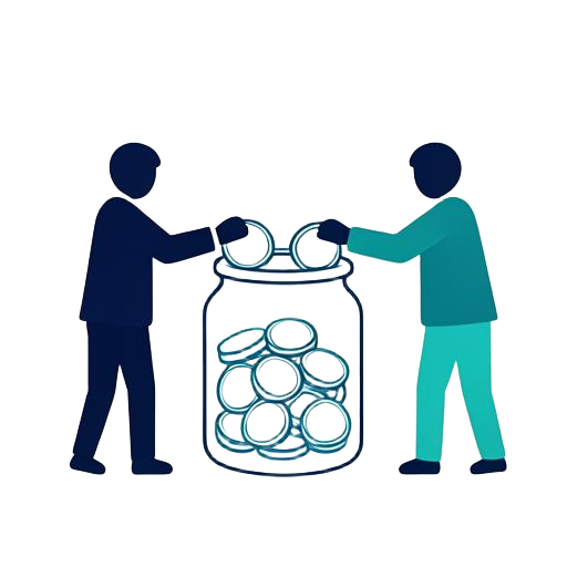 Investors contributing into one shared funding pool